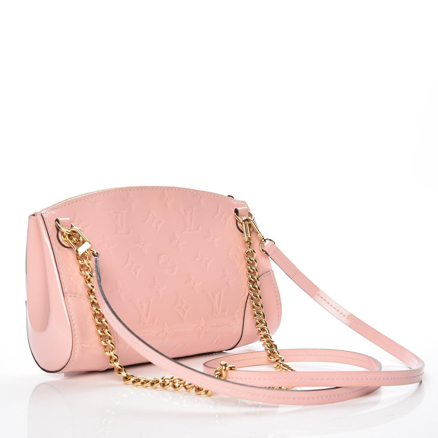 Louis Vuitton Vernis Santa Monica Clutch Rose Ballerine 3 of 7