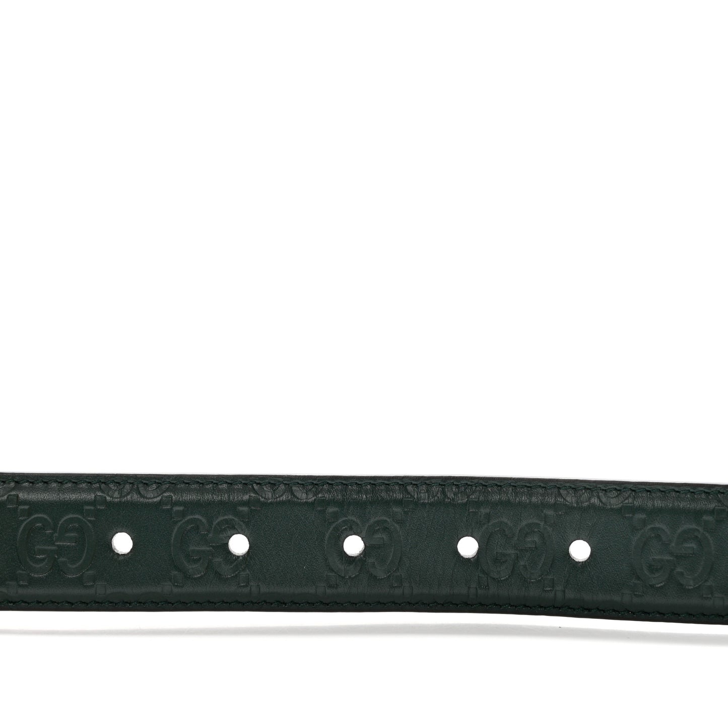 Guccissima Signature 30mm Belt 110 42 Verde