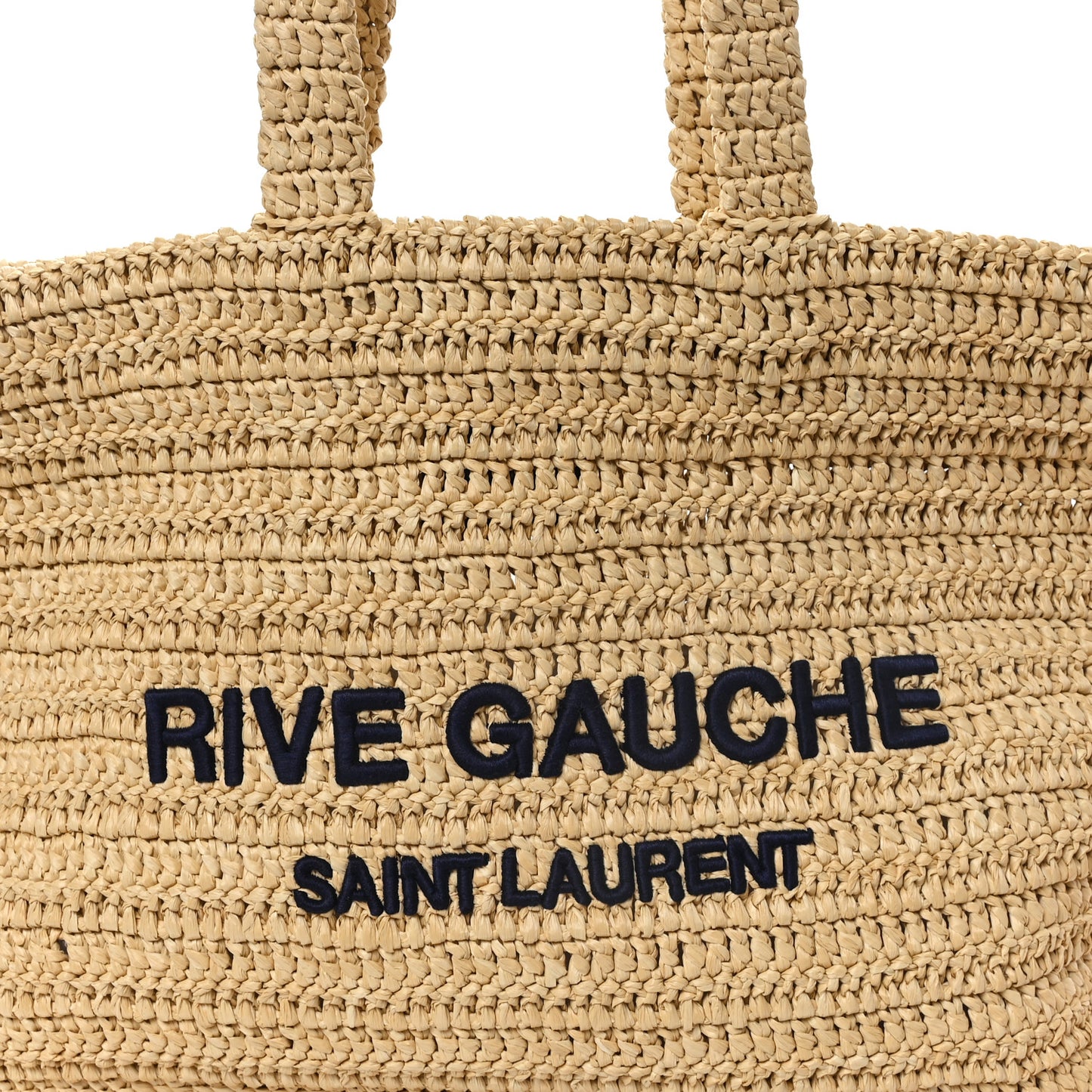 Raffia Rive Gauche Tote Natural
