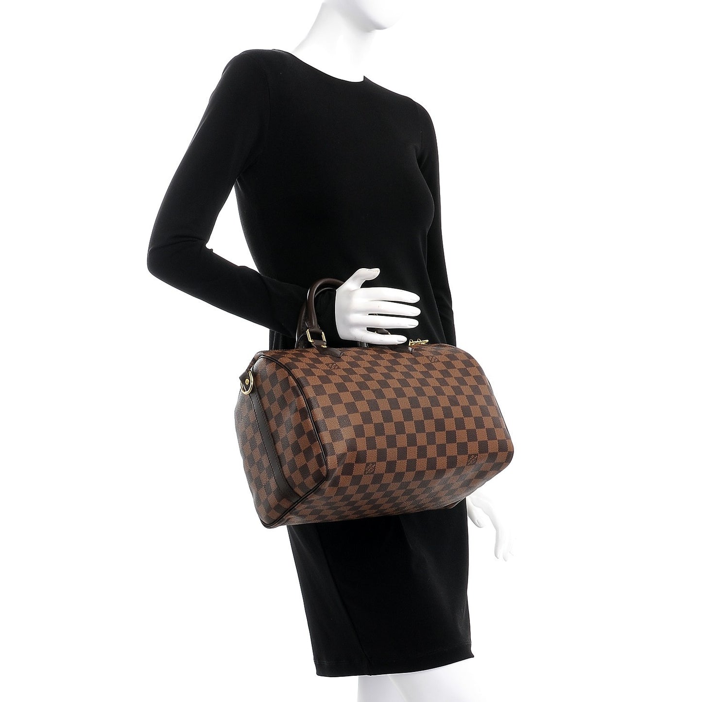 Damier Ebene Speedy Bandouliere 30