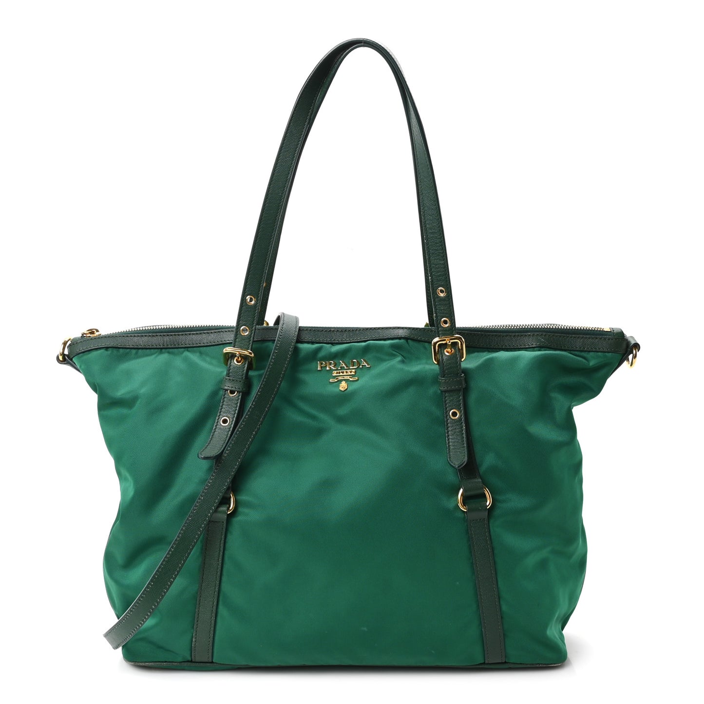 Tessuto Nylon Saffiano Tote Oleandro
