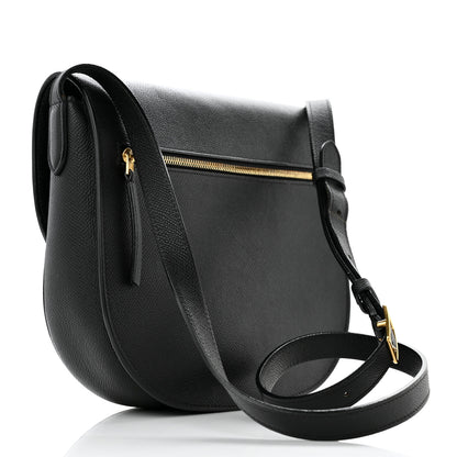 Celine Grained Calfskin Compact Trotteur Black 3 of 14