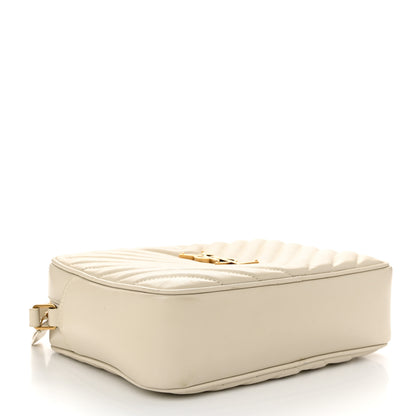 Saint Laurent Calfskin Matelasse Monogram Lou Camera Bag Crema Soft 4 of 12