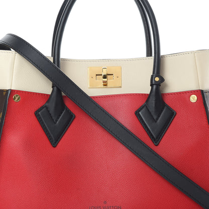 Louis Vuitton Calfskin Monogram On My Side Pirate Red 8 of 10