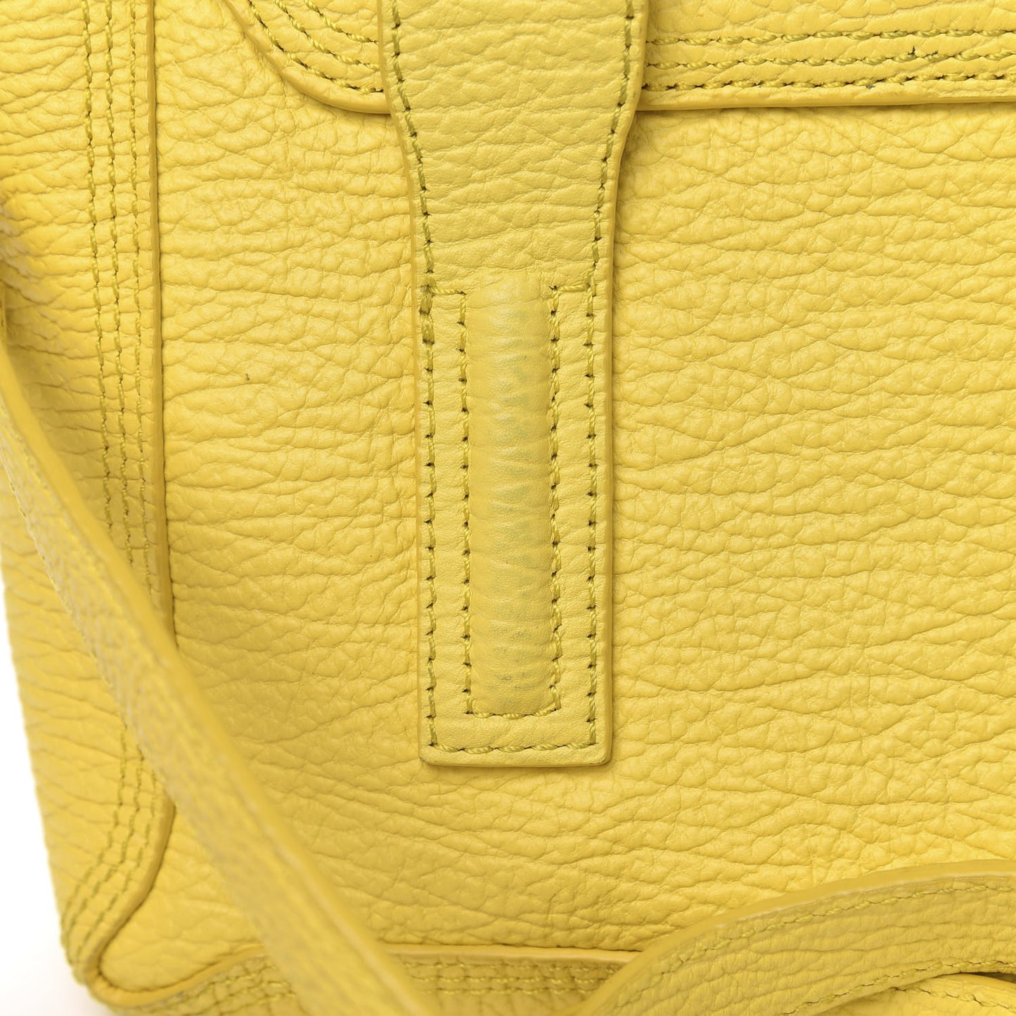 3.1 Textured Calfskin Mini Pashli Satchel Yellow