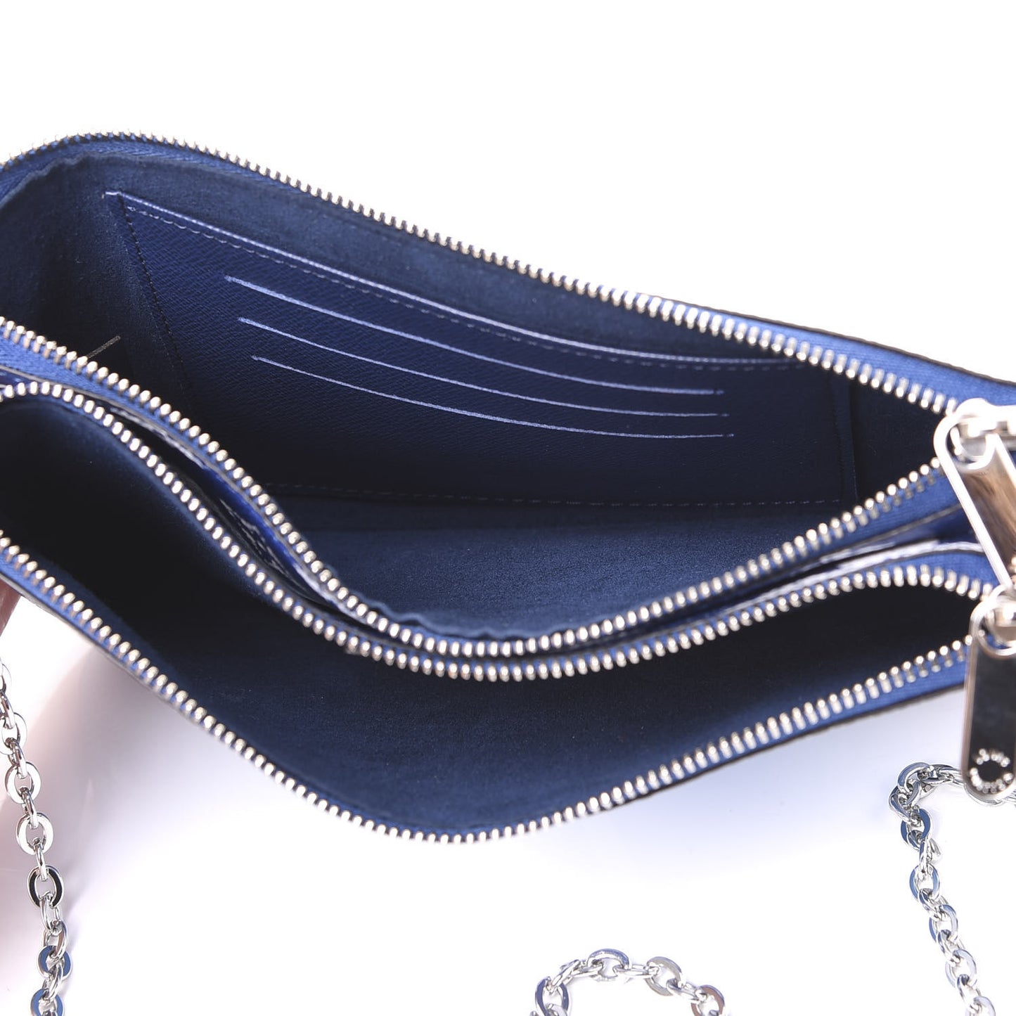 Monogram Giant Escale Double Zip Pochette Blue