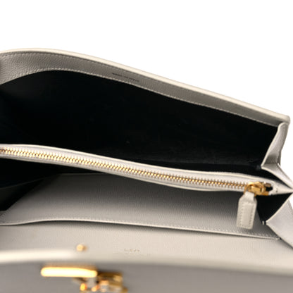 Saint Laurent Grain de Poudre Mini Uptown Crossbody Bag Crema Soft 5 of 12