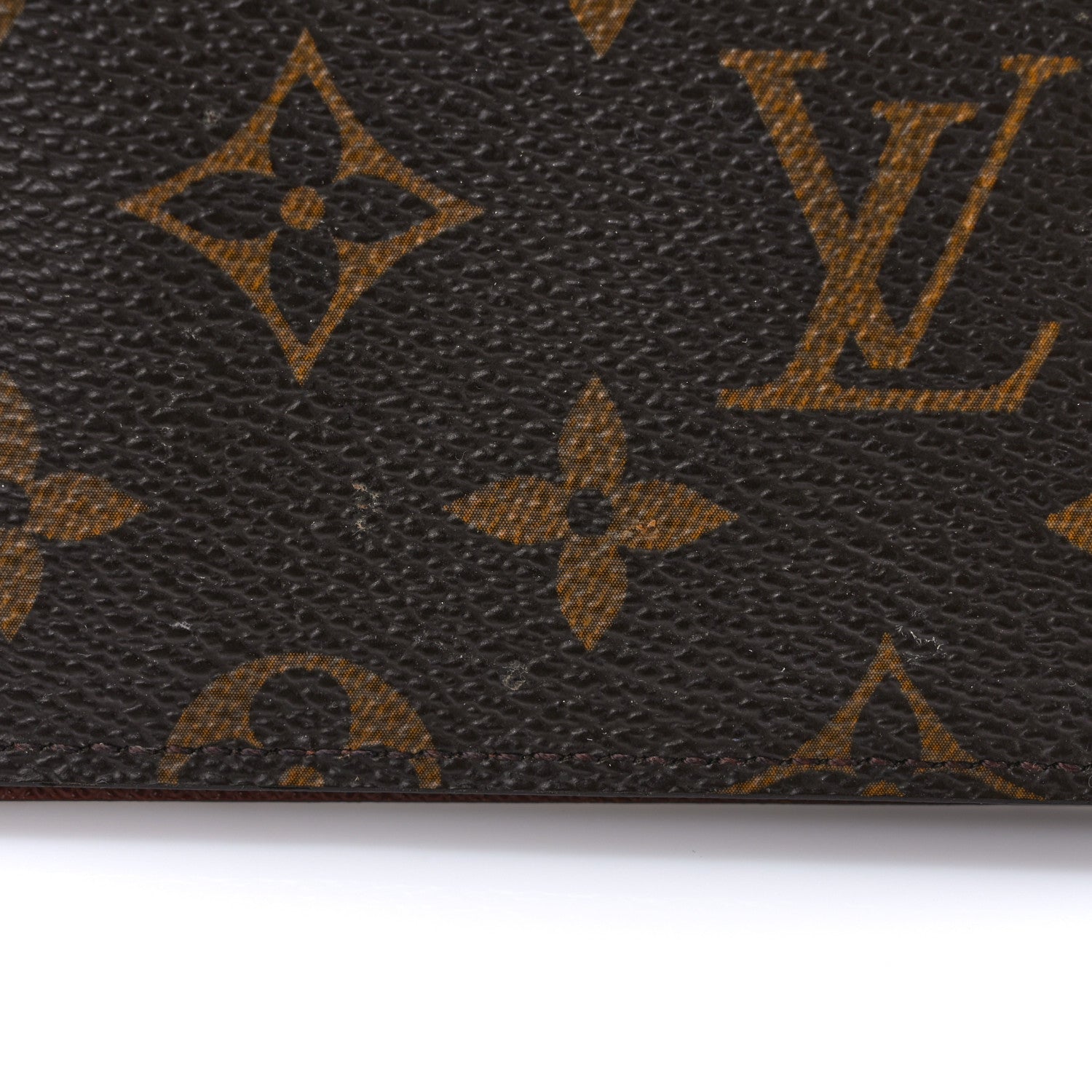 Louis Vuitton Monogram Simple Checkbook Holder Wallet Cover 7 of 10