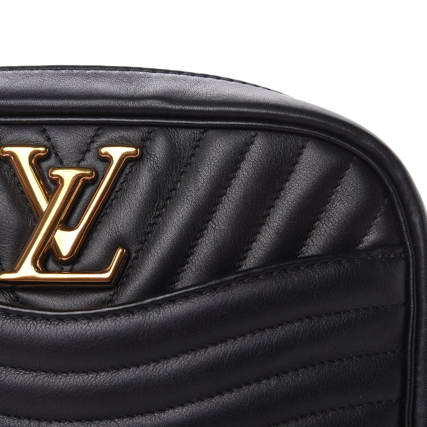 Calfskin New Wave Camera Bag Black