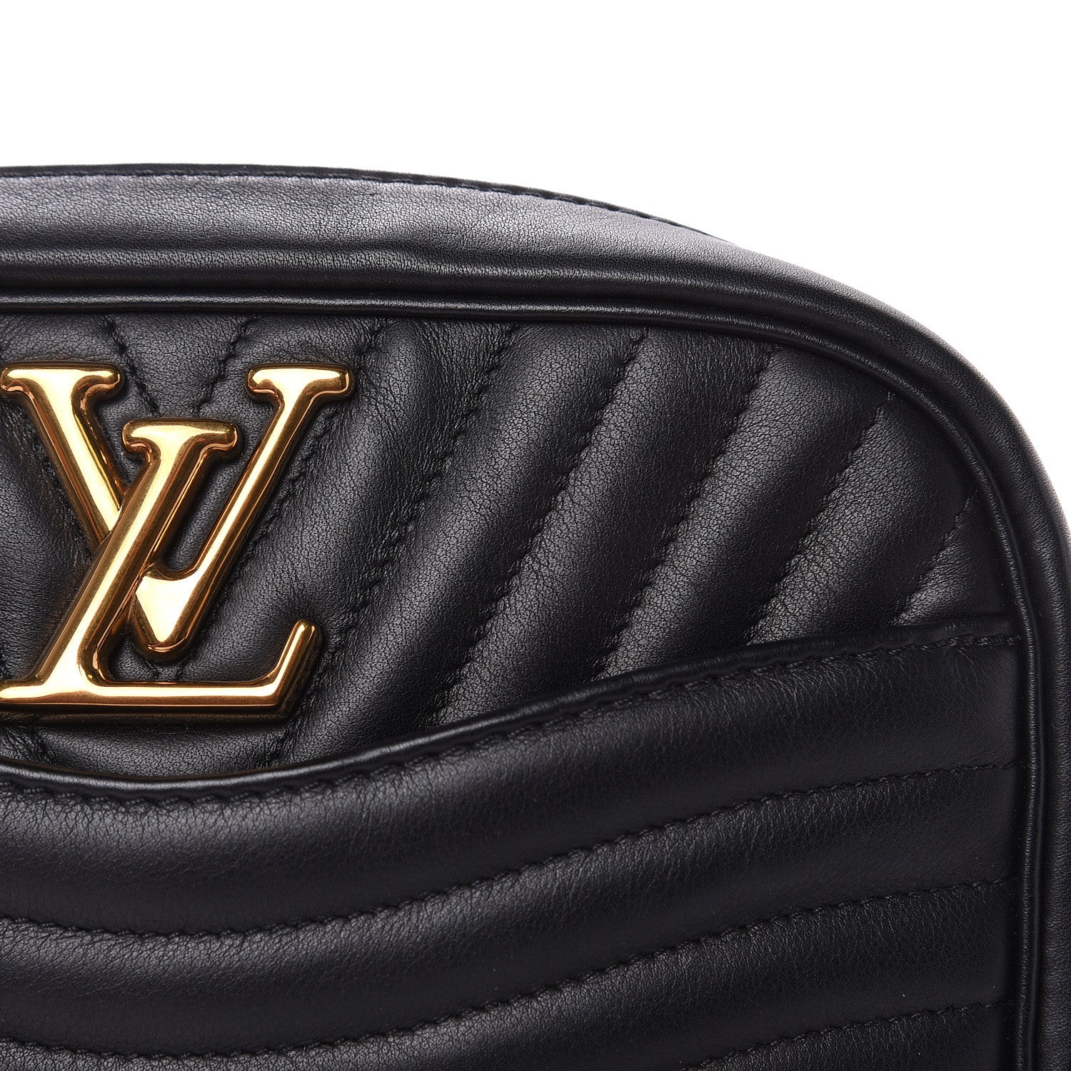 Louis Vuitton Calfskin New Wave Camera Bag Black 7 of 9