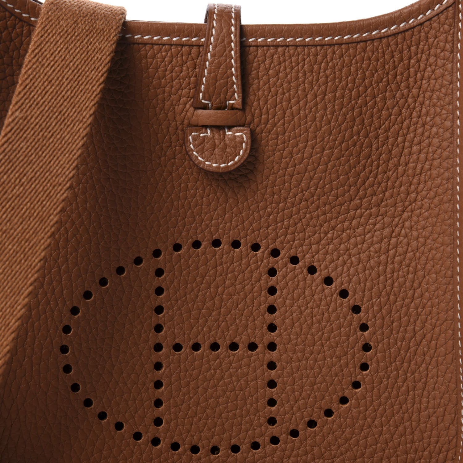 Hermes Taurillon Clemence Evelyne TPM Gold 9 of 10