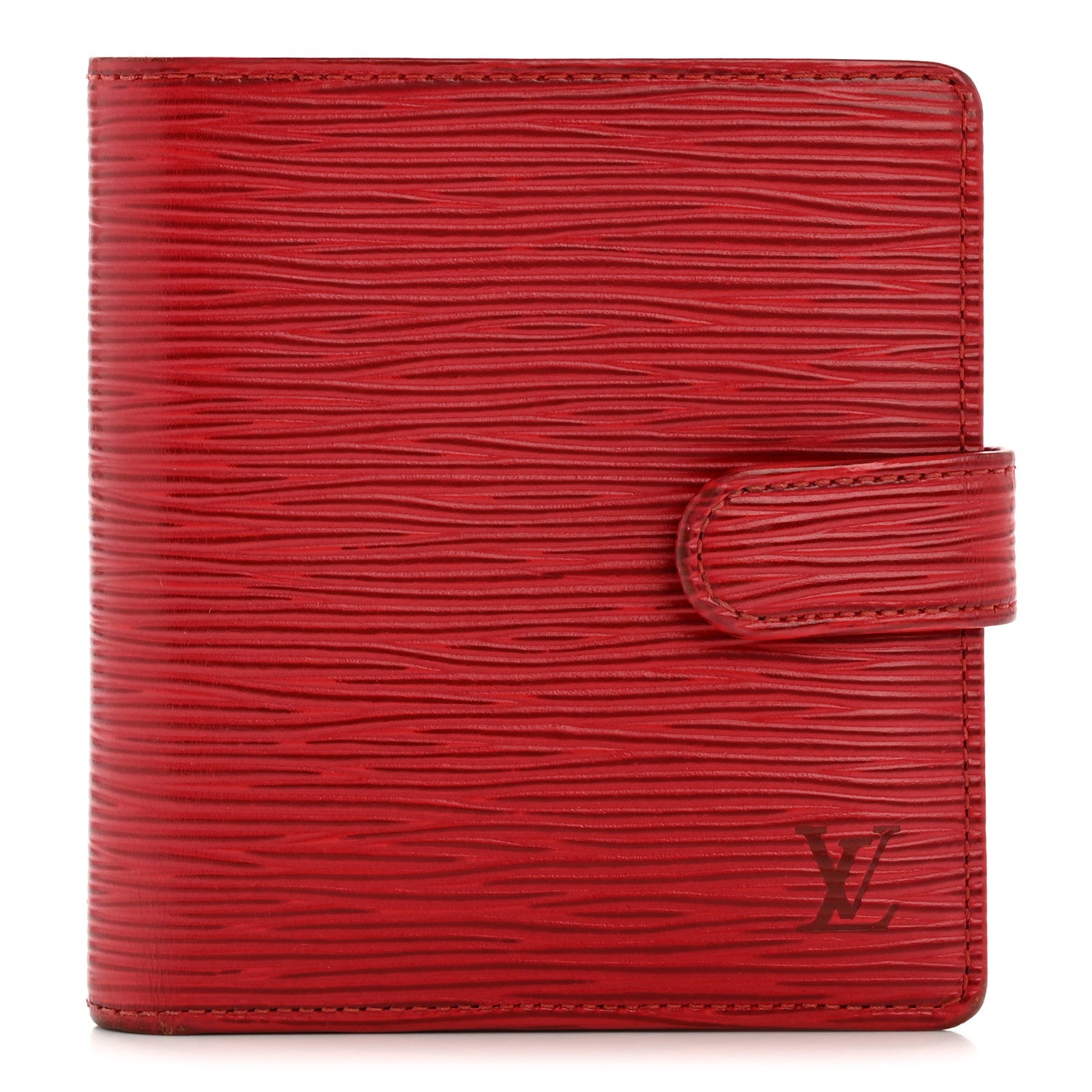 Louis Vuitton Epi Porte-Billets Compact Wallet Red 1 of 9