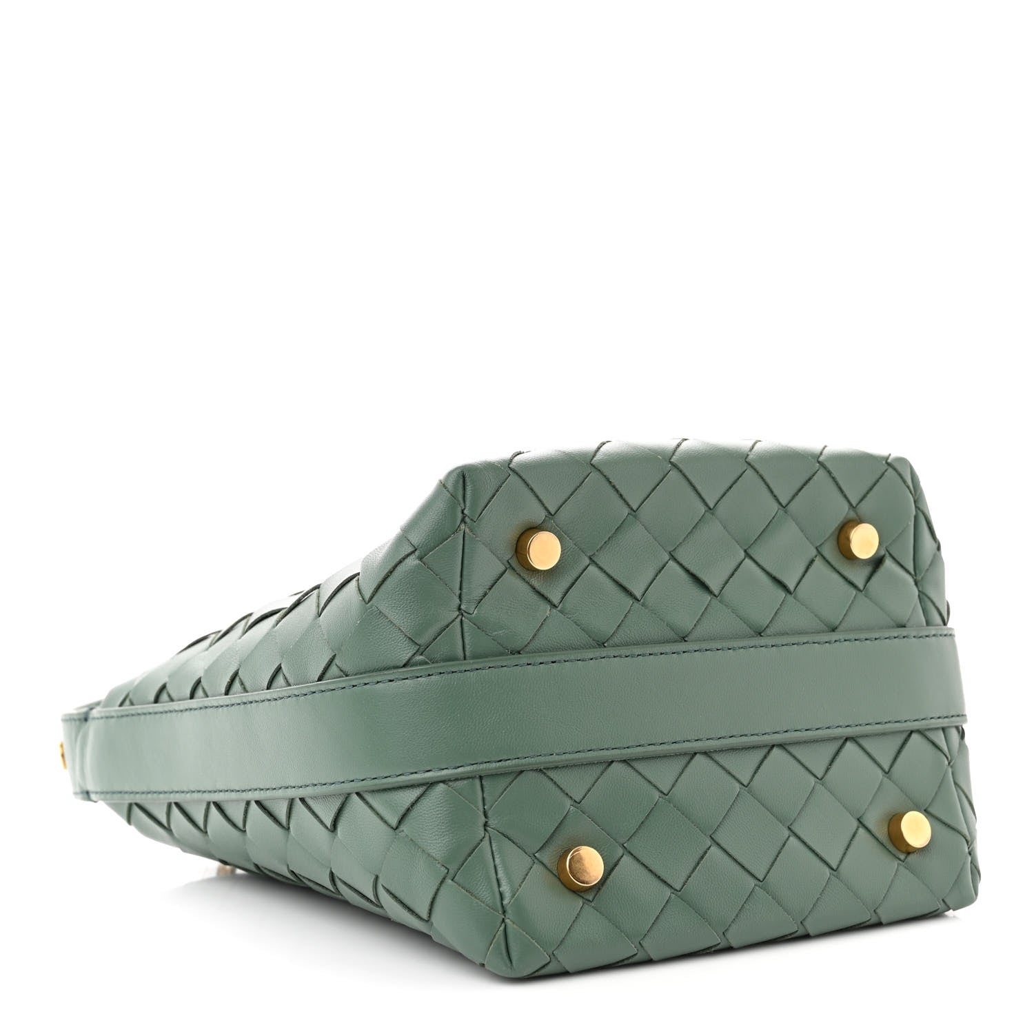 Bottega Veneta BOTTEGA VENETA Calfskin Nappa Intrecciato Candy Wallace Aloe 4 of 12