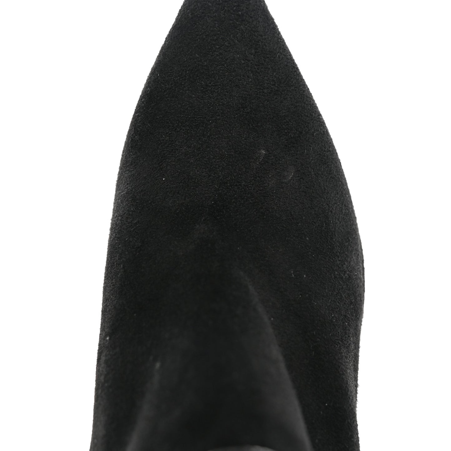 Suede Calfskin Embellished Ankle Boots 39 Black