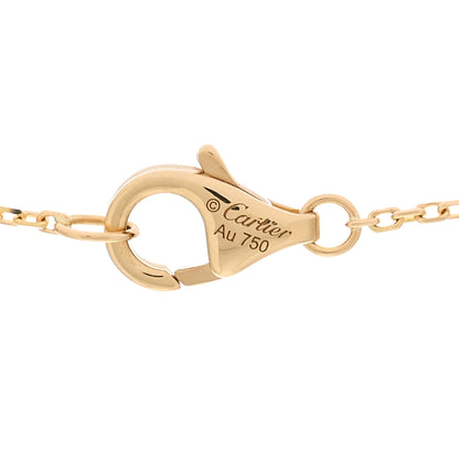 Cartier 18K Yellow Gold Diamond Mother of Pearl XS Amulette de Cartier Pendant Necklace 4 of 5