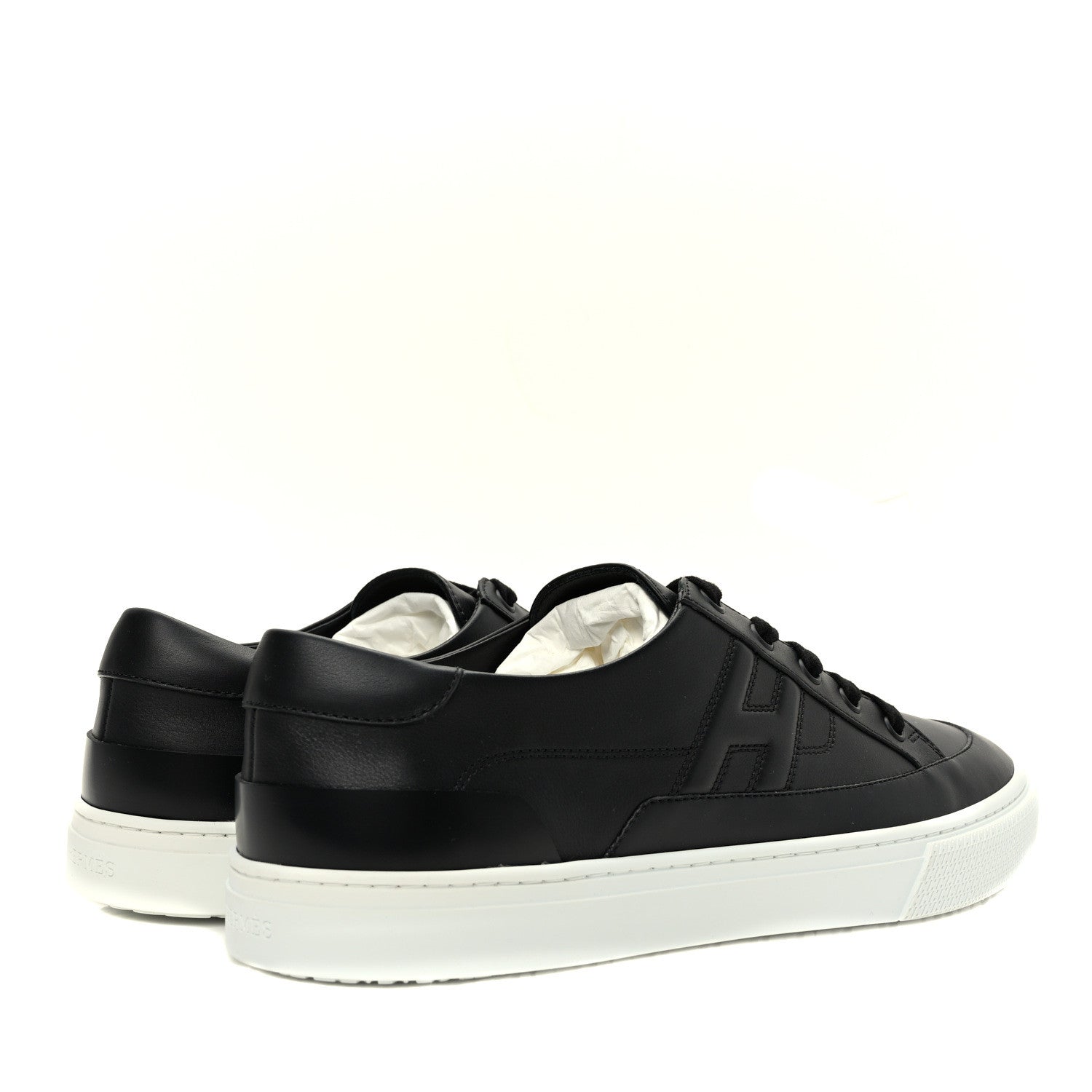 Hermes Calfskin Deep Sneakers 43 Black 4 of 6