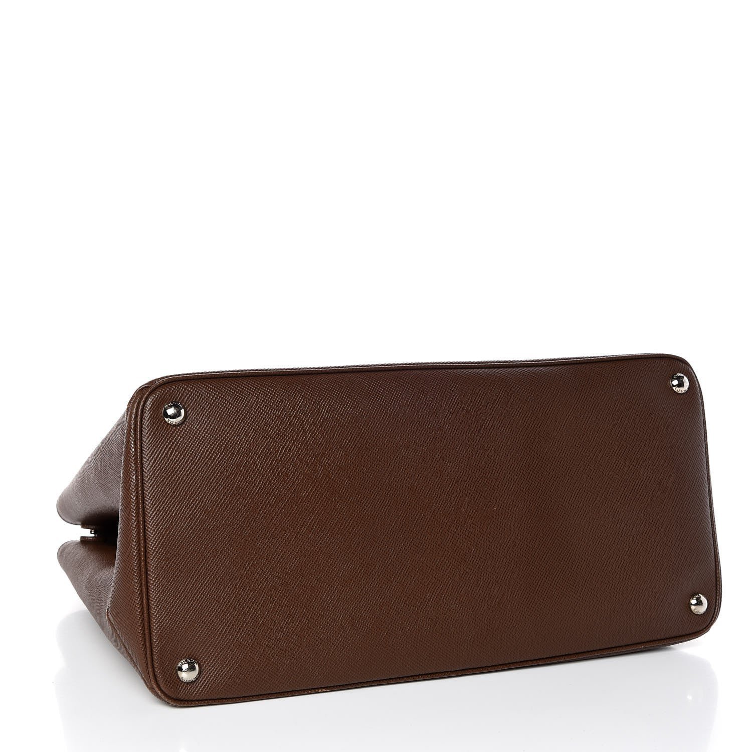 Prada Saffiano Cuir Twin Tote Cacao 4 of 13