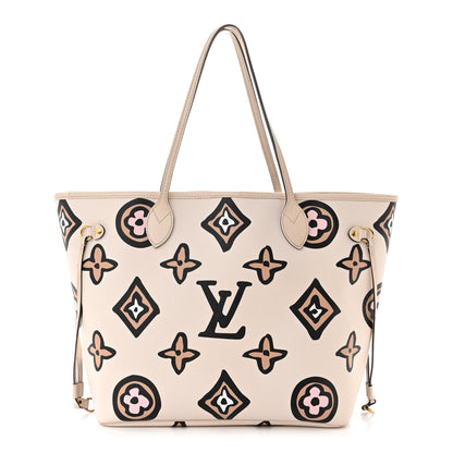 Louis Vuitton Monogram Giant Wild at Heart Neverfull MM Creme 1 of 13