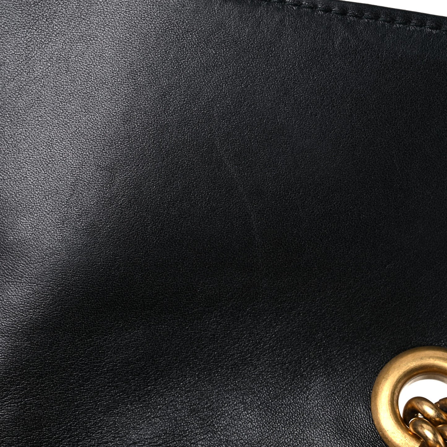 Calfskin Matelasse Medium GG Marmont Shoulder Bag Black