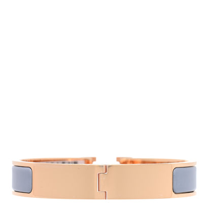 Hermes Enamel Narrow Clic Clac H Bracelet GM Gris 3 of 5