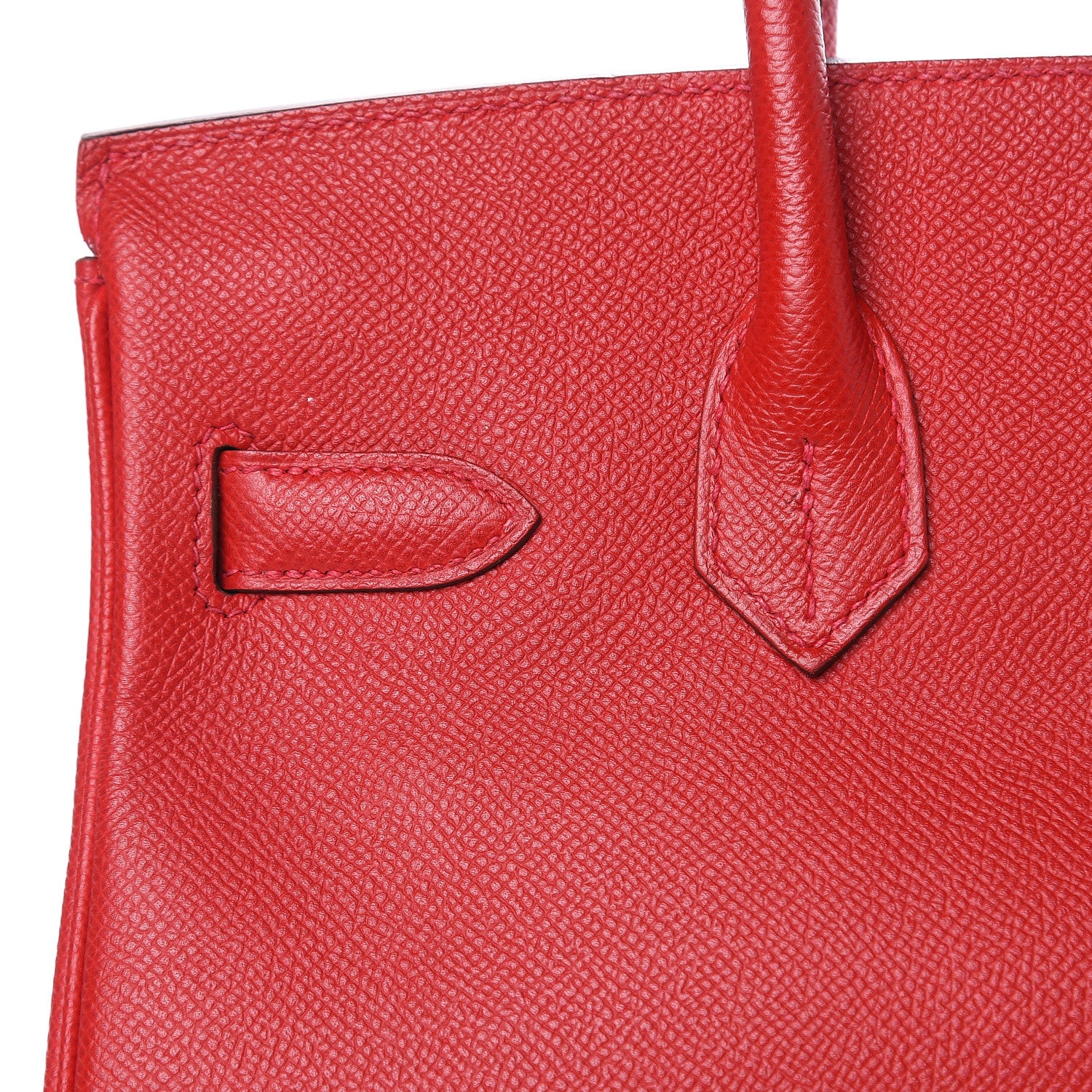 Hermes Epsom Birkin 30 Rouge Casaque 22 of 37