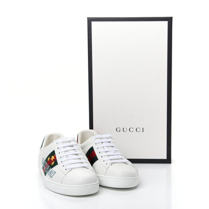 Gucci Calfskin Web Mens Gucci Band Ace Sneakers 5.5 White 11 of 11