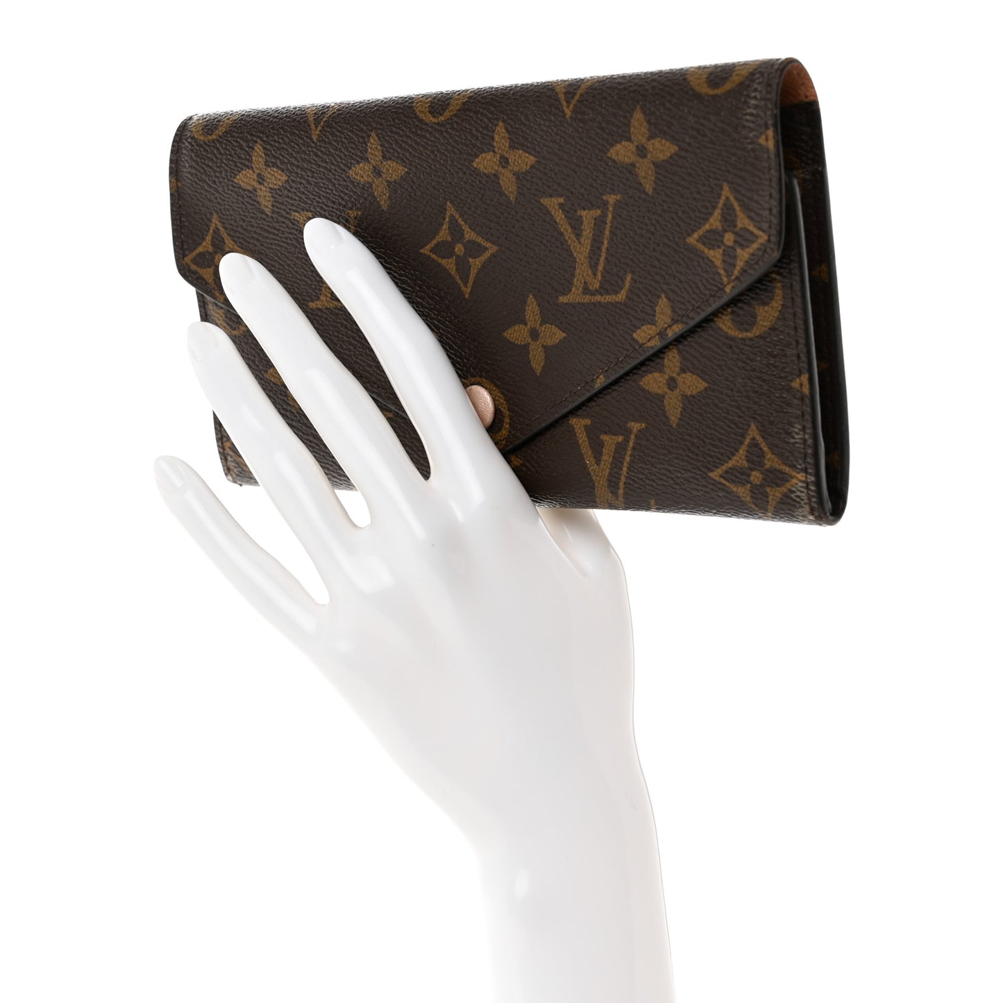 Monogram Josephine Wallet Rose Nacre