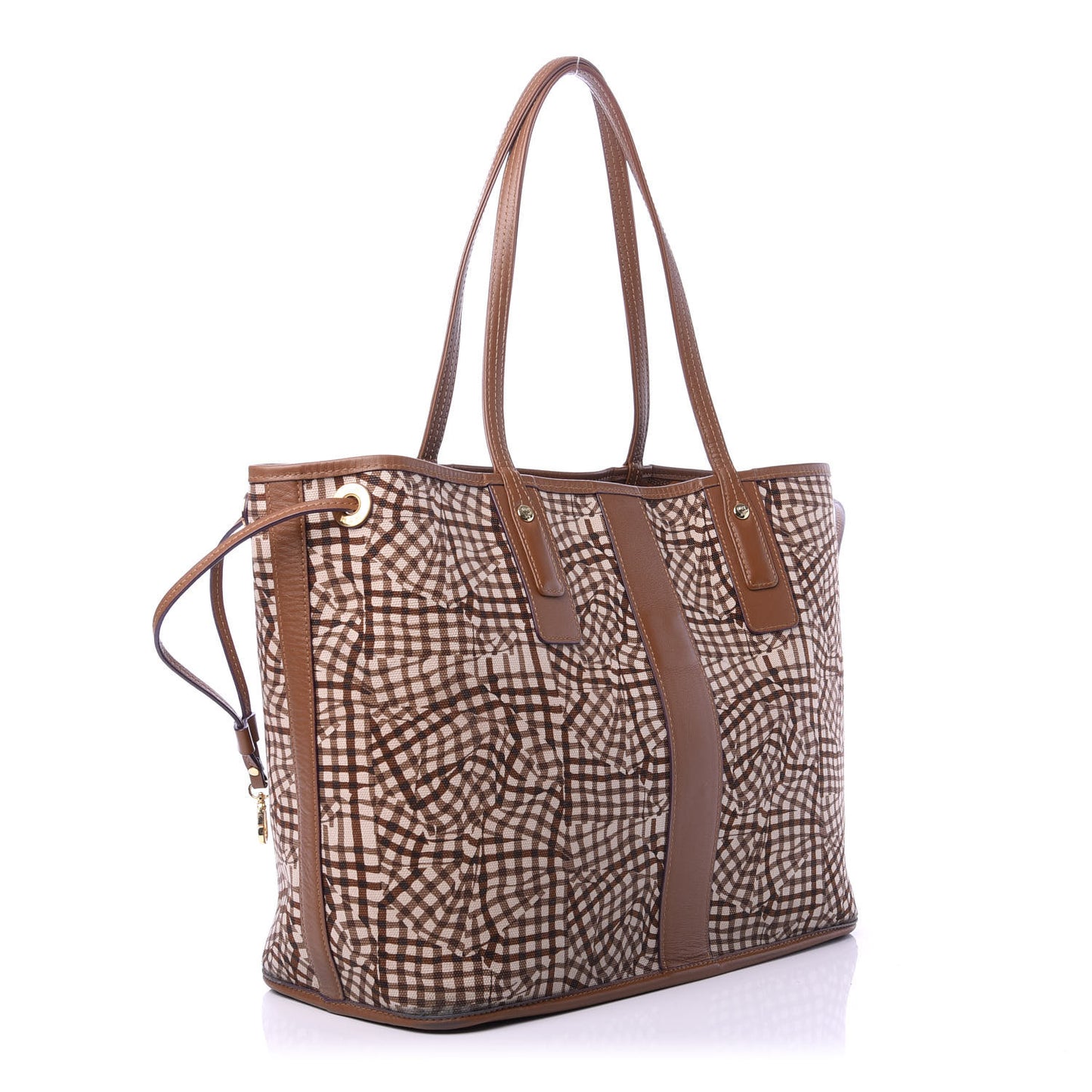 Visetos Medium Liz Reversible Shopper Tote Cognac