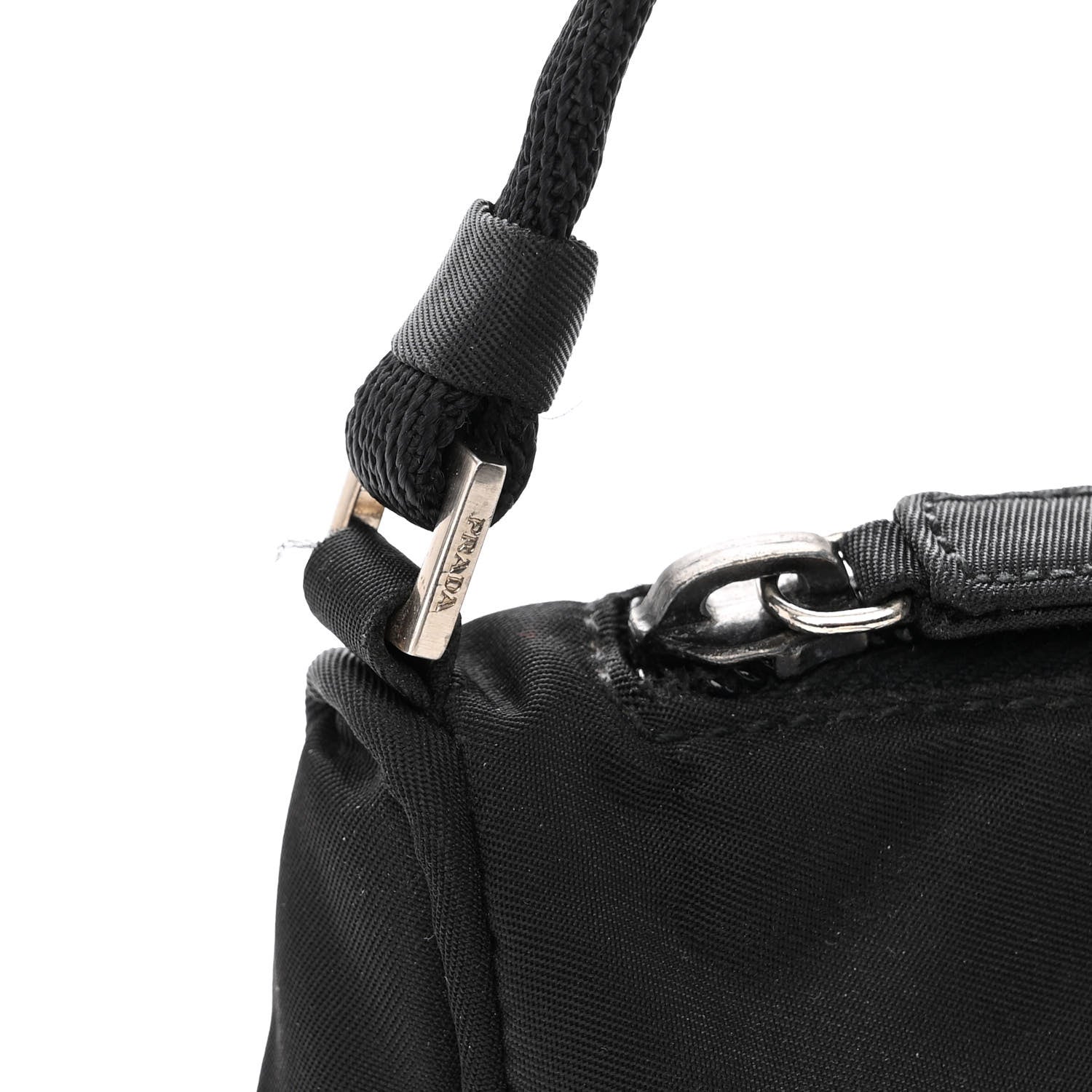 Prada Re-Nylon Vela Pouch Black 9 of 10