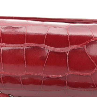 Chanel Alligator Medium Double Flap Red 9 of 13