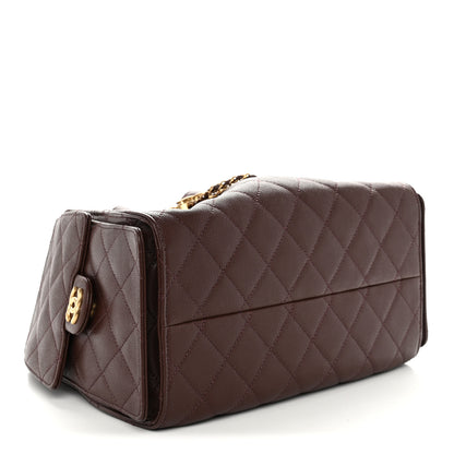 Chanel Caviar Quilted Small Chanel 25 Handbag Dark Brown 4 of 10
