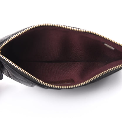 Chanel Caviar Quilted Classic Flat Wallet Pouch Black 5 of 8