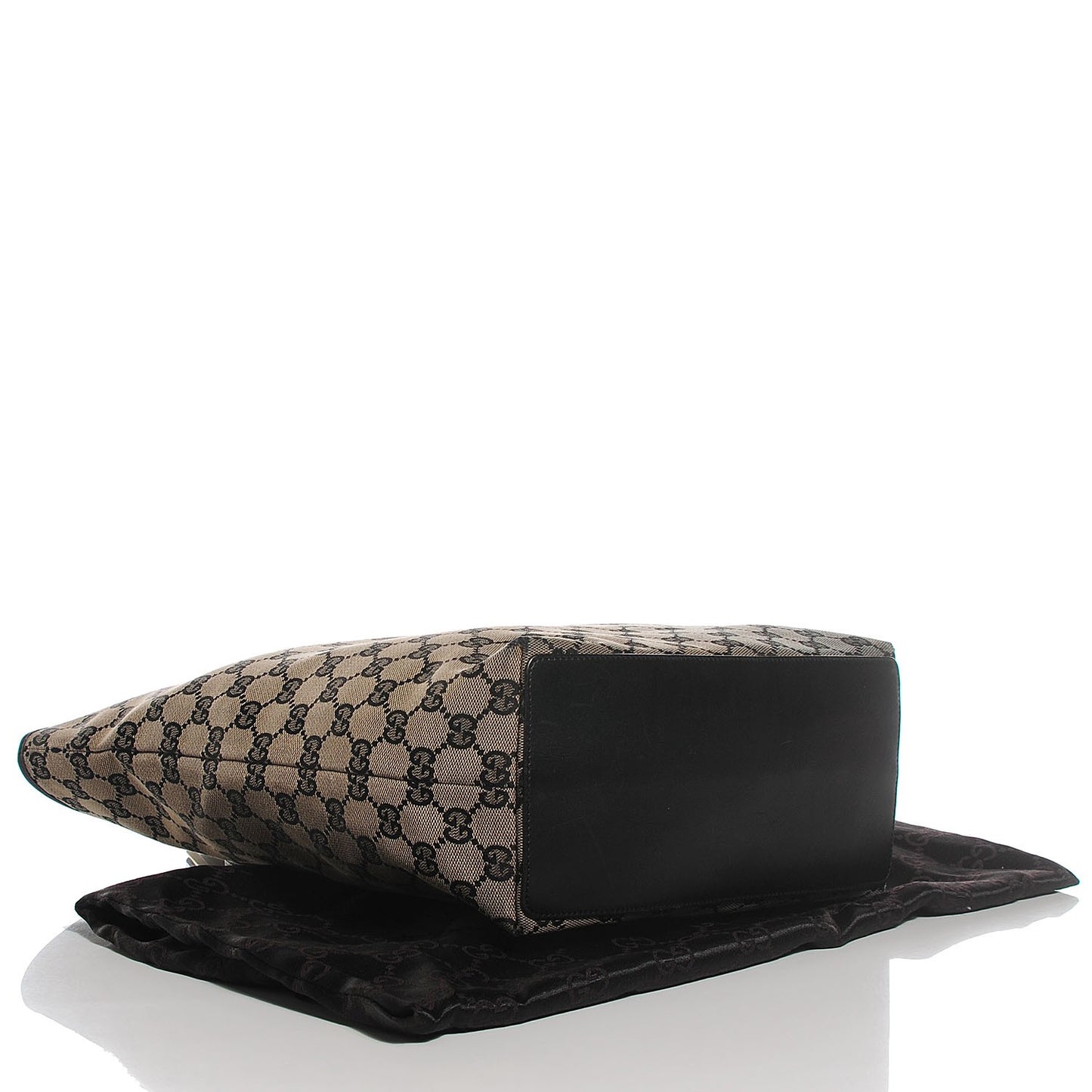 Monogram Canvas Medium Tote Black