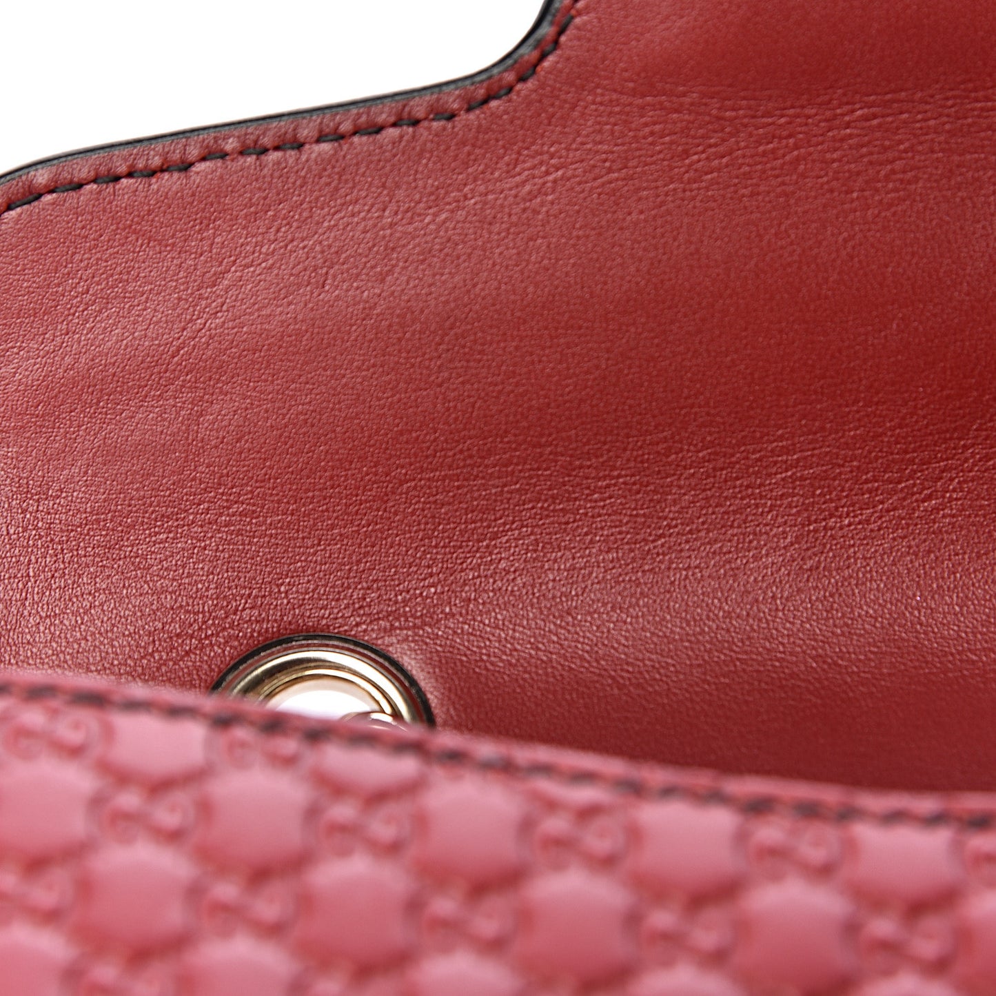 Soft Microguccissima Mini Emily Chain Shoulder Bag Rosso