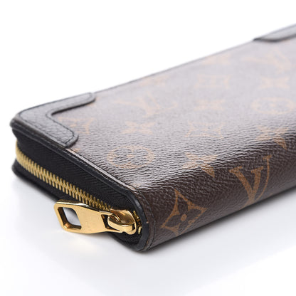 Louis Vuitton Monogram Zippy Retiro Wallet Black 8 of 10
