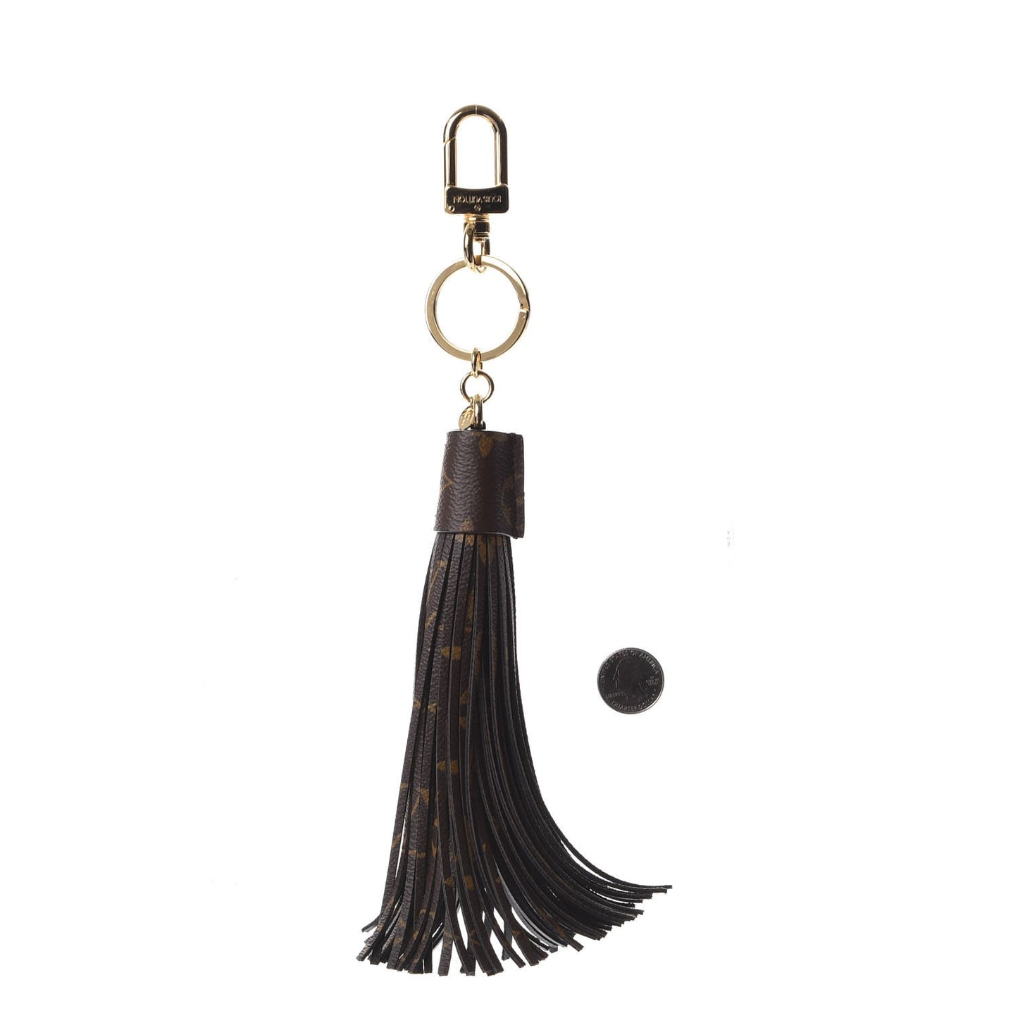 Monogram Tassel Bag Charm