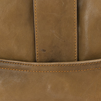 Christian Dior Calfskin Gaucho Double Saddle Bag Brown 15 of 16