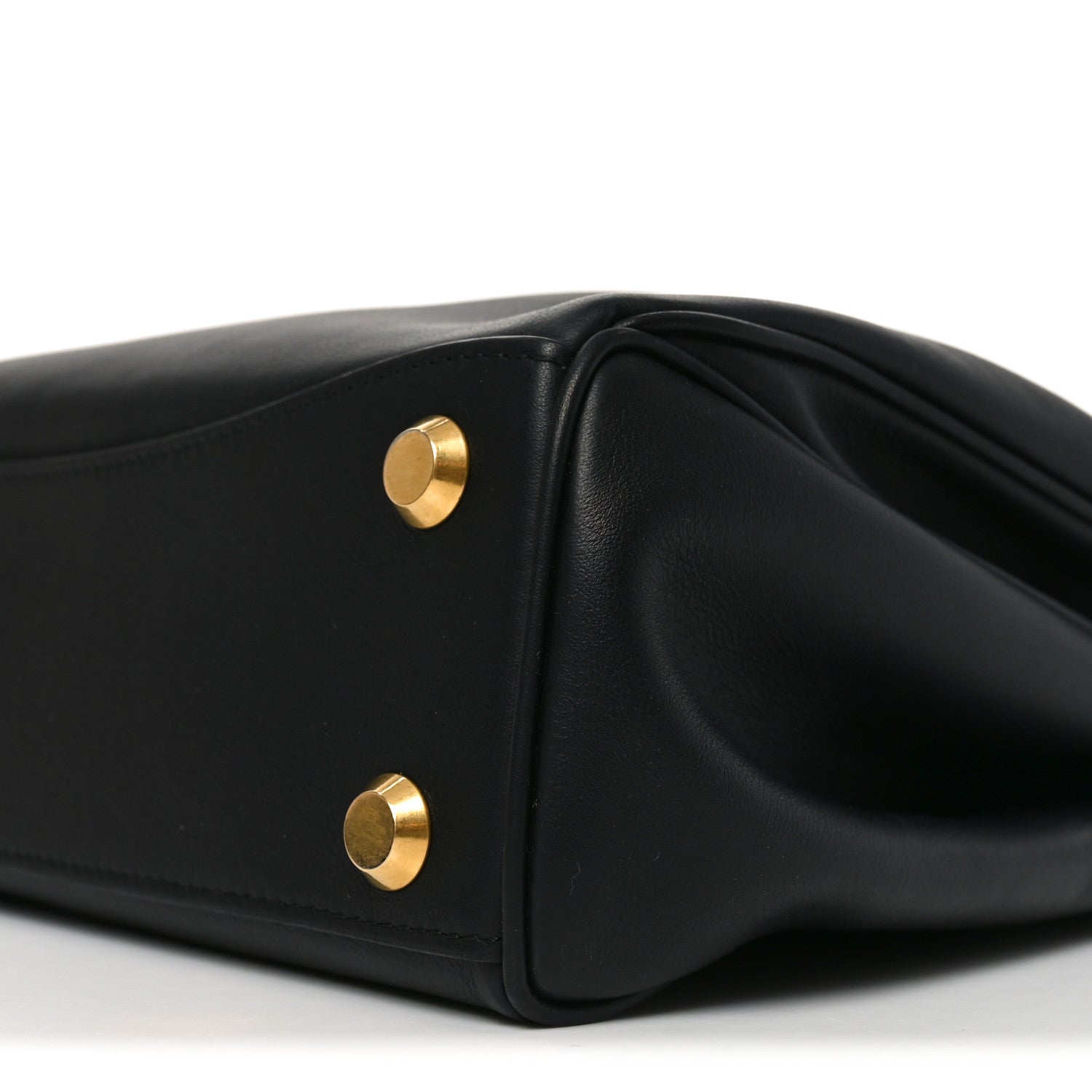 Balenciaga Natural Smooth Calfskin Small Rodeo Top Handle Handbag Black 10 of 10