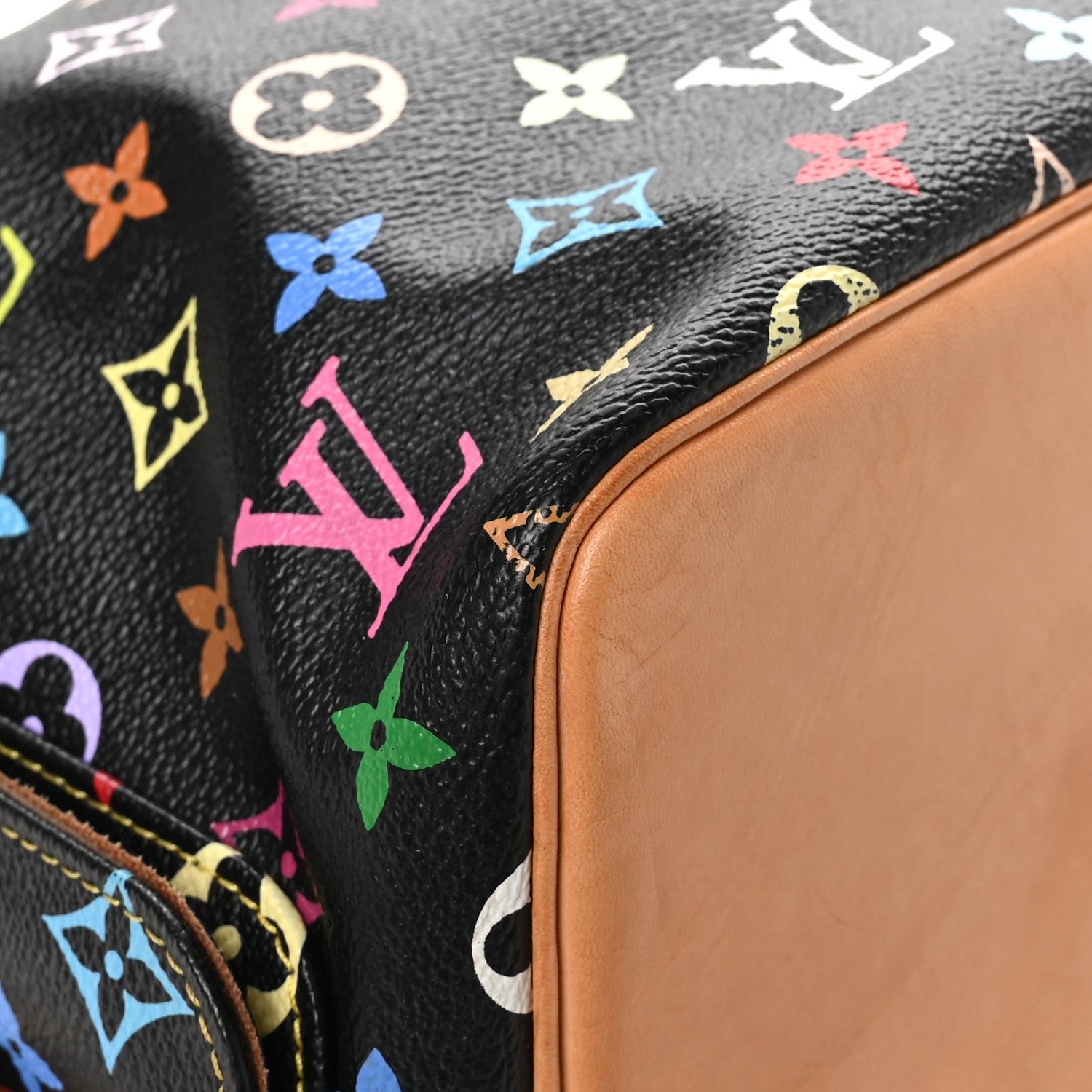 Louis Vuitton Monogram Multicolor Petit Noe Black 8 of 11