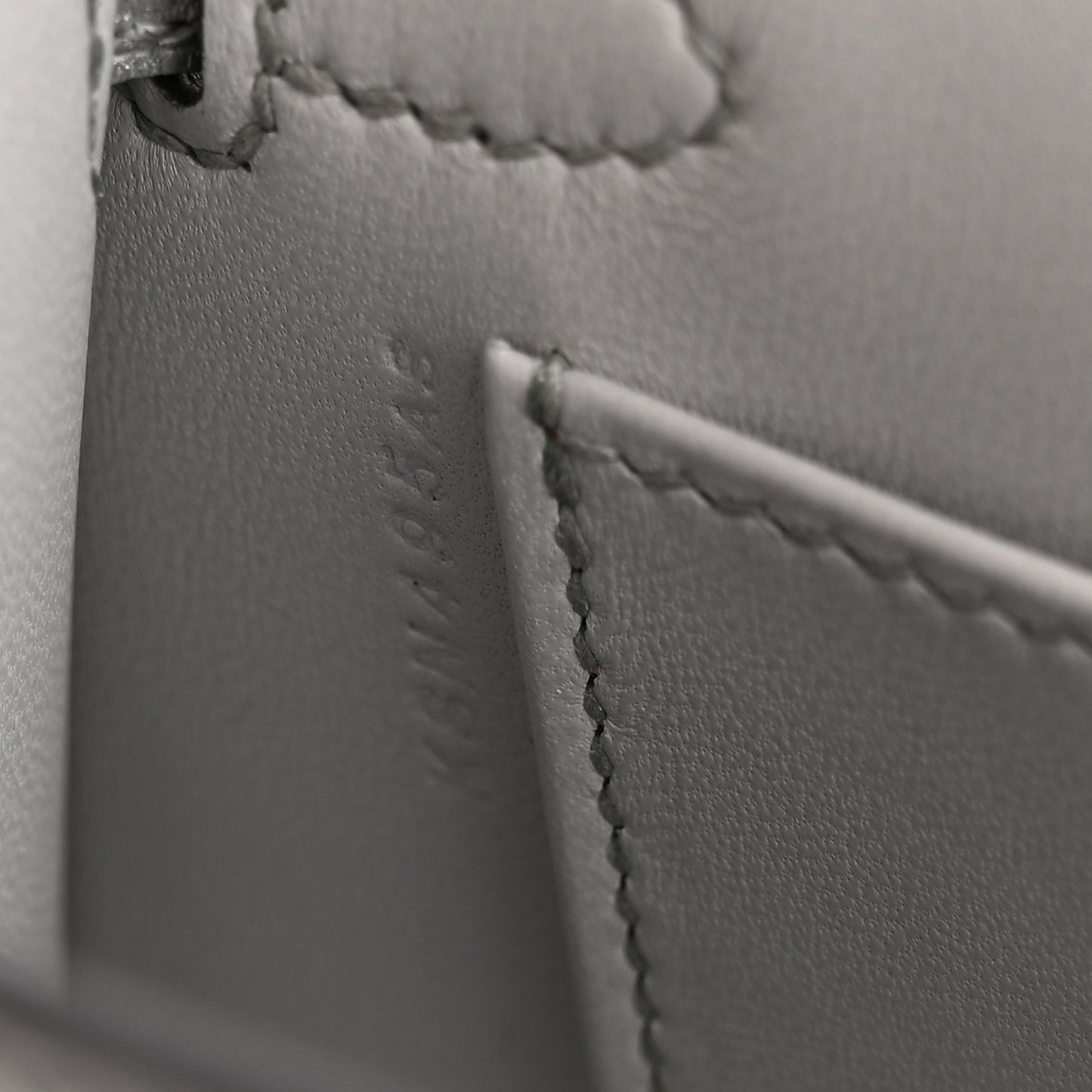 Metallic Chevre Chamkilight Mini Kelly Sellier 20 Argent