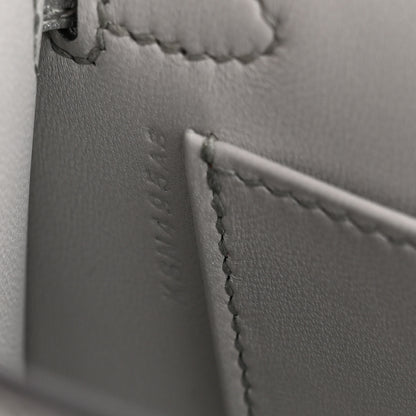 Hermes Metallic Chevre Chamkilight Mini Kelly Sellier 20 Argent 7 of 11