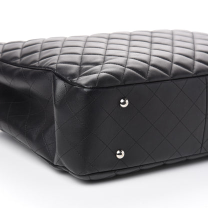 Chanel Calfskin Quilted Large Classic Shopping Tote Black 9 of 10