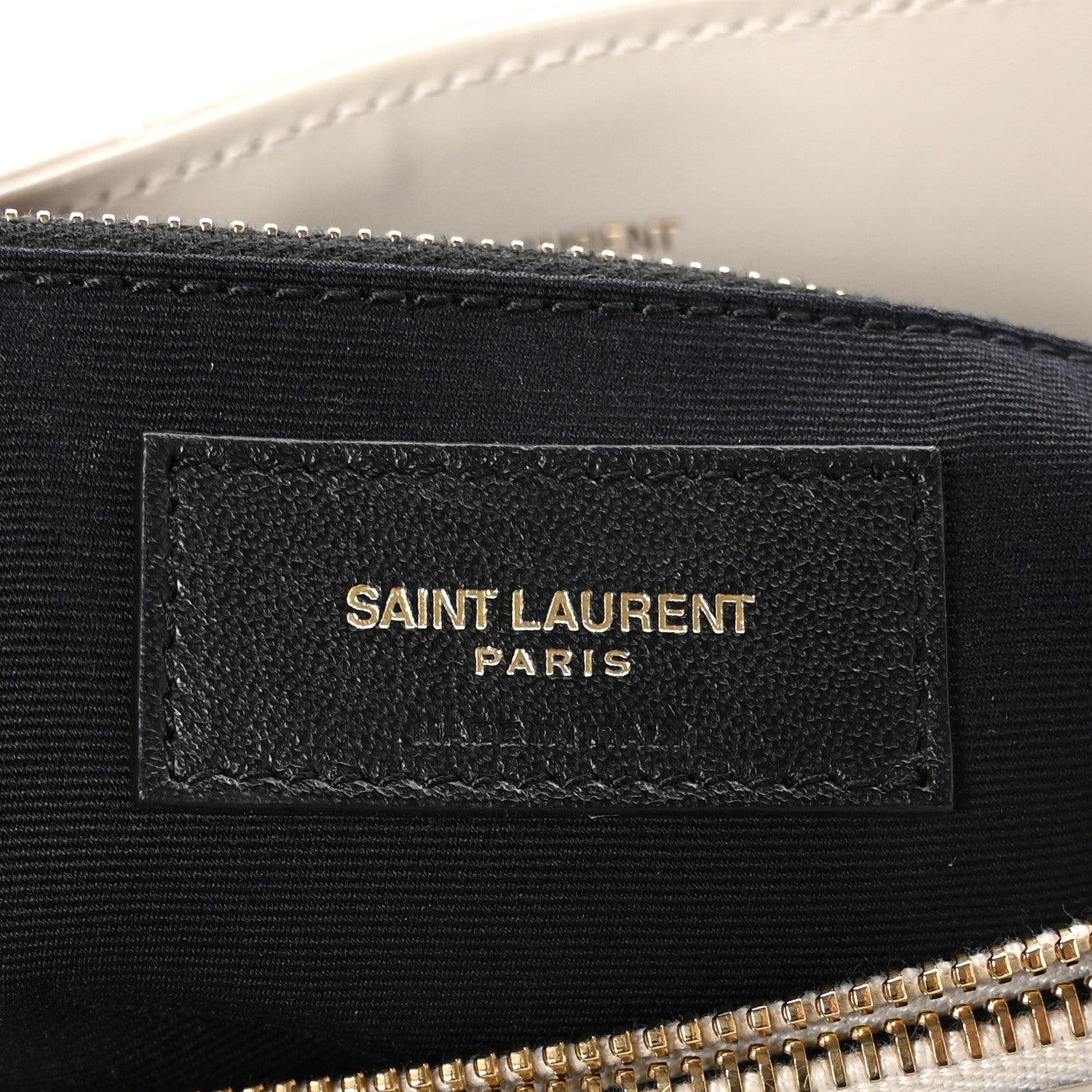 Saint Laurent Calfskin Y Quilted Monogram Medium Loulou Chain Satchel Crema Soft 7 of 11