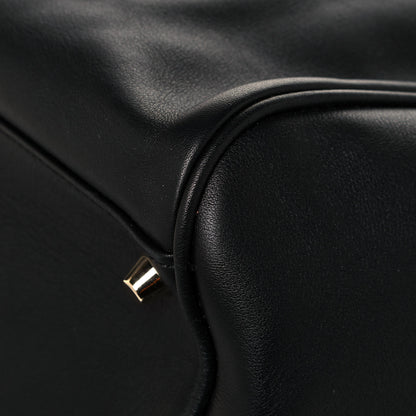 Burberry Calfskin Small Canterbury Tote Black 10 of 13