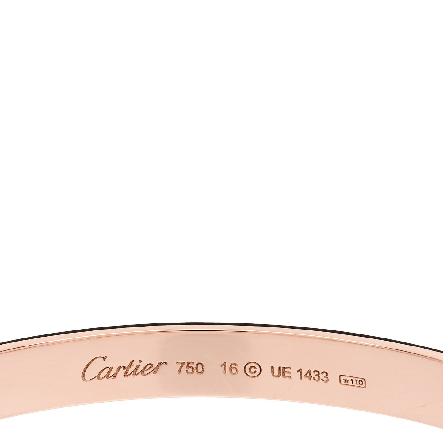 18K Pink Gold LOVE Bracelet 16