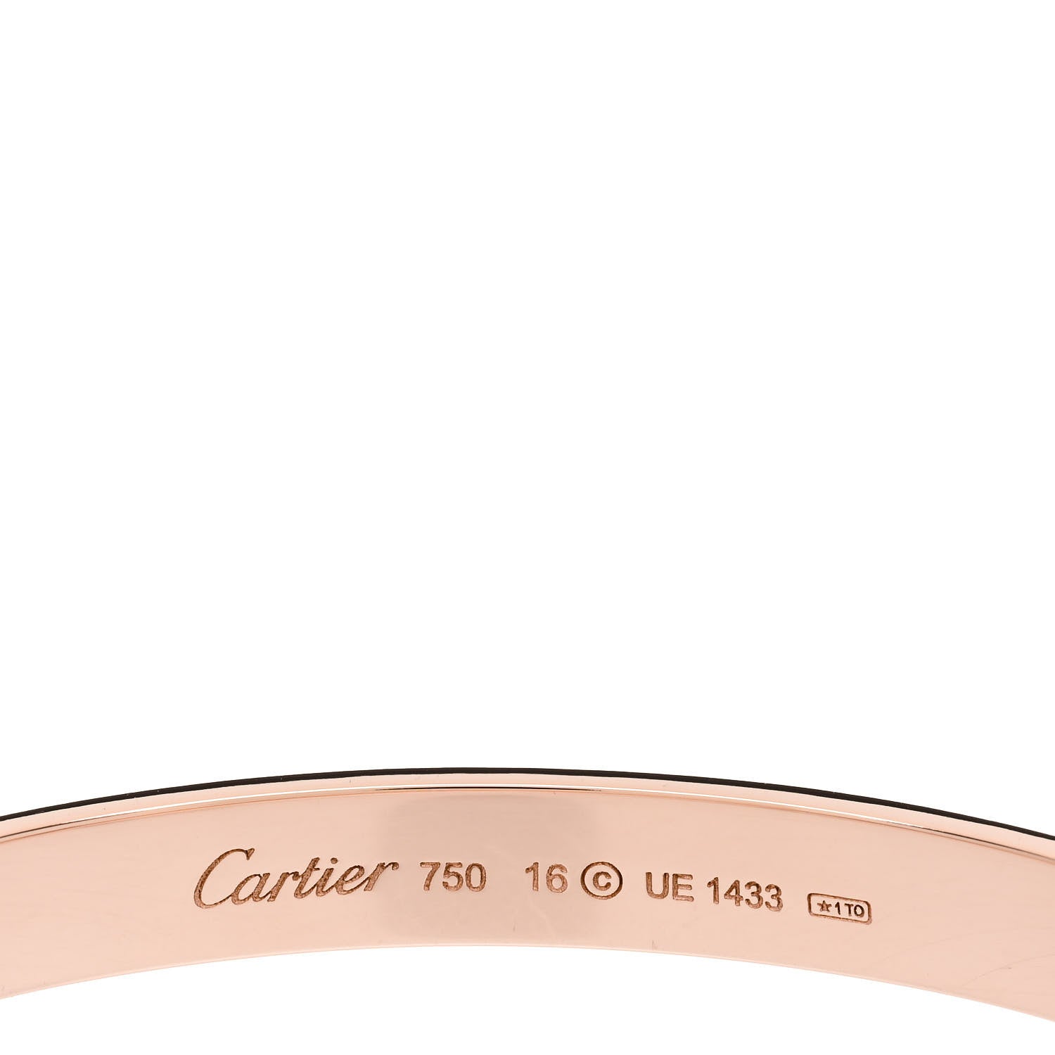 Cartier 18K Pink Gold LOVE Bracelet 16 4 of 5
