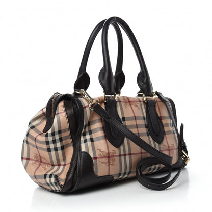 Burberry Haymarket Check Medium Gladstone Chocolate 3 of 10