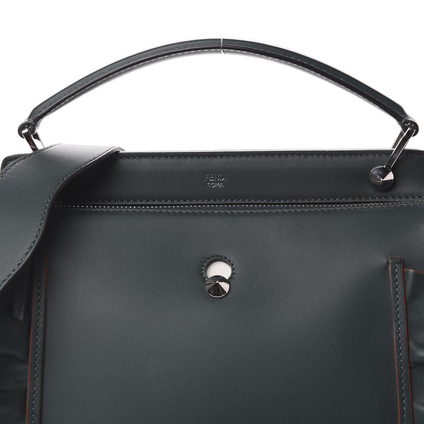Vitello Baltico Century Dolce Waves DotCom Satchel Verde Inglese White