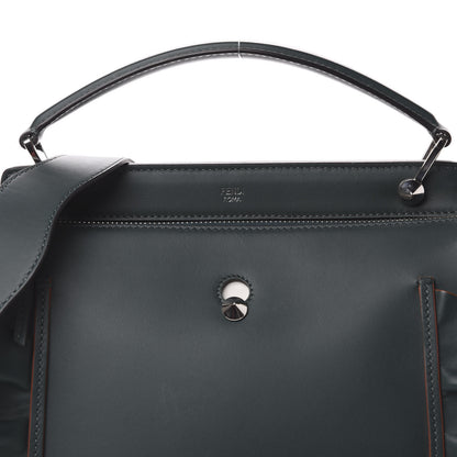 Fendi Vitello Baltico Century Dolce Waves DotCom Satchel Verde Inglese White 16 of 19