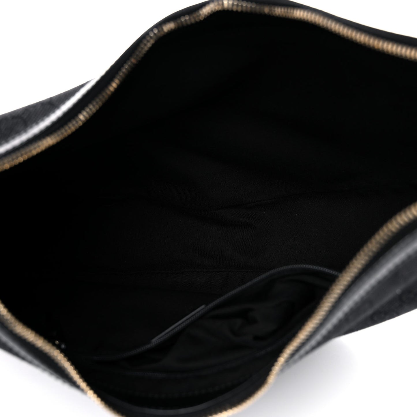 Monogram Half Moon Bamboo Ring Hobo Black